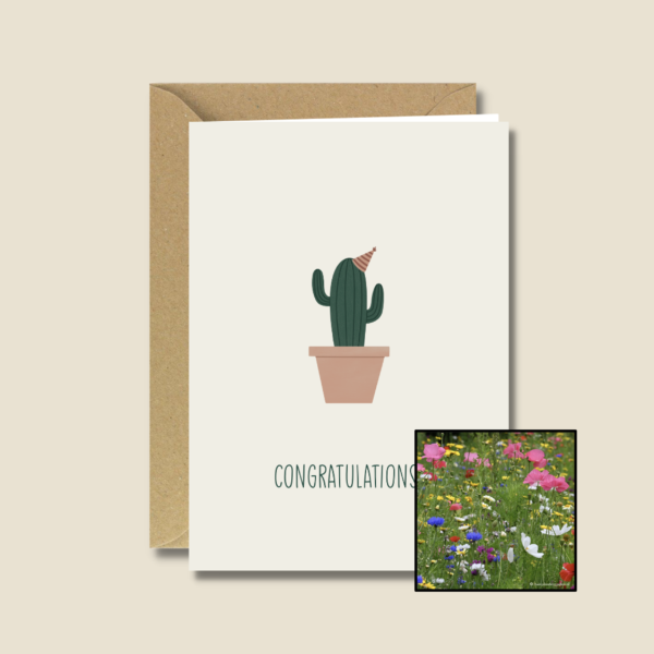 Gefeliciteerd Cactus | Bloemenzaad