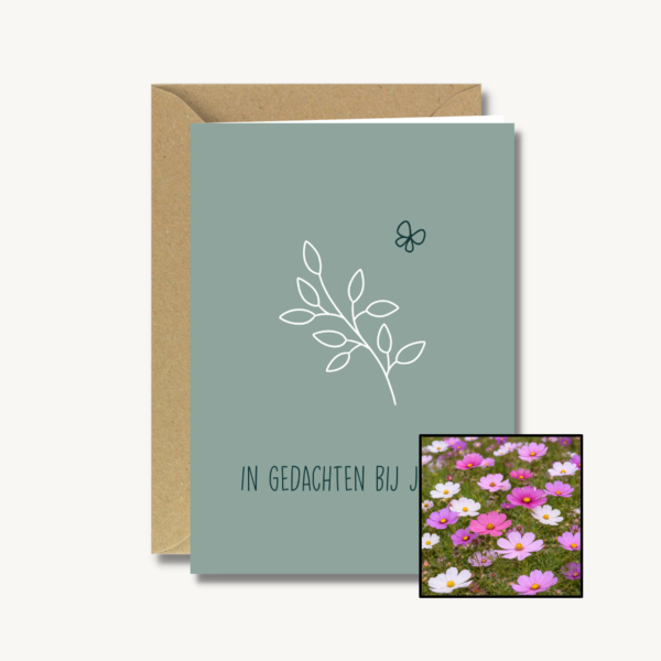 In gedachten bij jullie | Bloemenzaad
