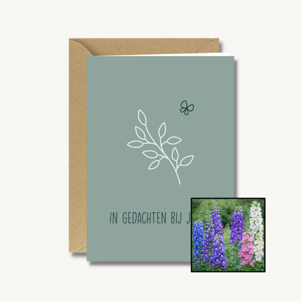 In gedachten bij jullie | Bloemenzaad