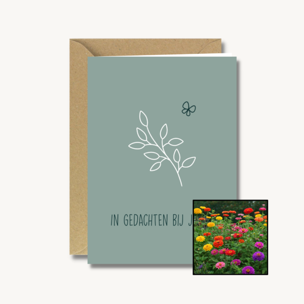 In gedachten bij jullie | Bloemenzaad