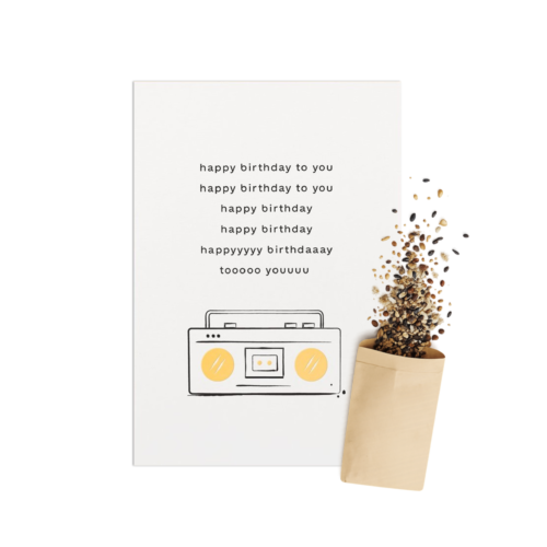 Verjaardagsmuziek | Bloemenzaad