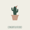 Gefeliciteerd Cactus | Bloemenzaad