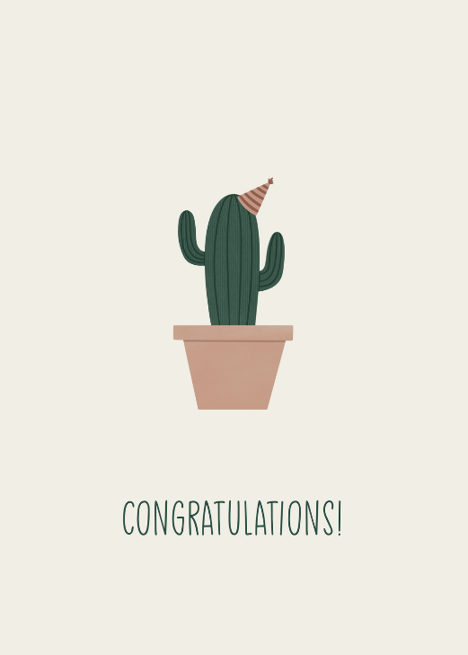 Gefeliciteerd Cactus | Bloemenzaad