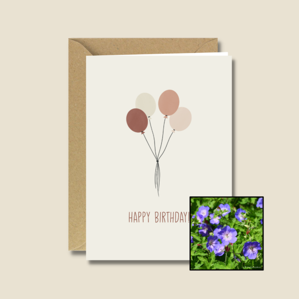 Verjaardagsballoon | Bloemenzaad
