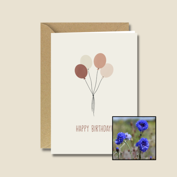 Verjaardagsballoon | Bloemenzaad