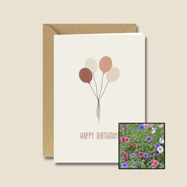 Verjaardagsballoon | Bloemenzaad