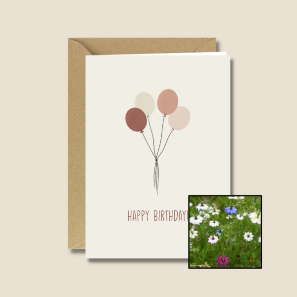 Verjaardagsballoon | Bloemenzaad