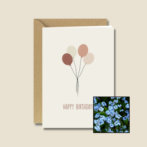 Verjaardagsballoon | Bloemenzaad
