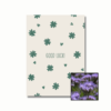 Good Luck wenskaart met bloemenzaad met bijenvoer