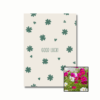 Good Luck wenskaart met bloemenzaad met cosmea kleurenmix