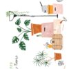 New Home wenskaart met bloemenzaad – kaart ontwerp