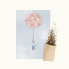 Hortensia wenskaart met bloemenzaad van Bloei-post