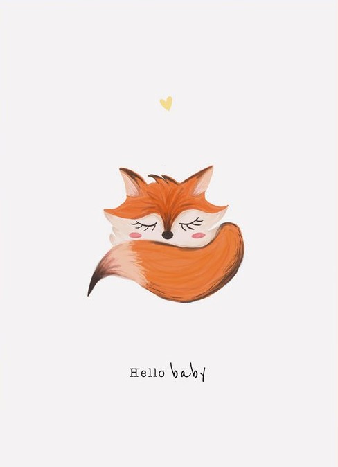 Hello Baby wenskaart met bloemenzaad – kaart ontwerp
